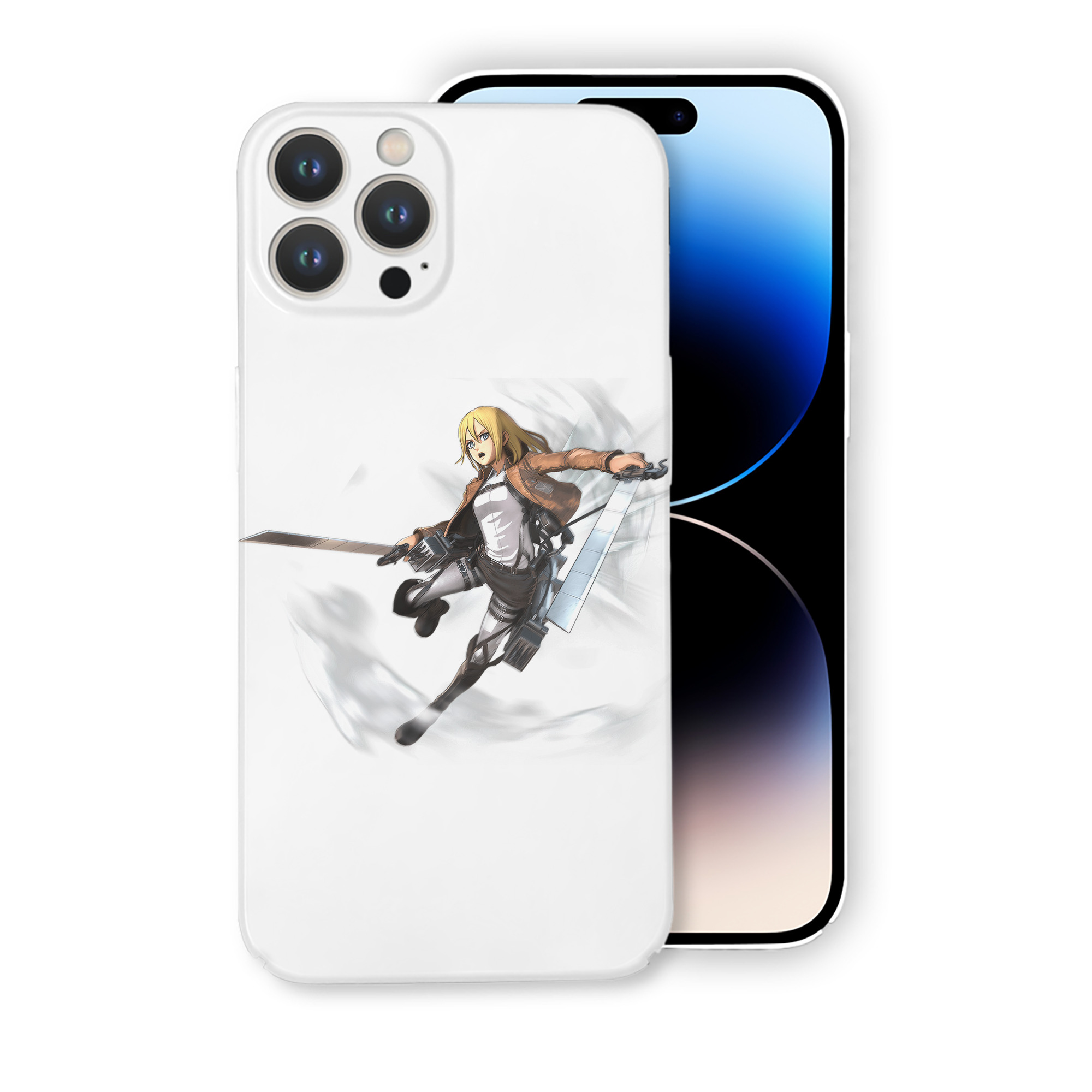 （画像用） 進撃の巨人 クリスタ·レンズ Attack on Titan Christa Lenz 【iPhone 14シリーズ対応】ハードケース